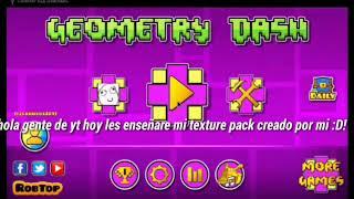 Mi texture pack de geomtry dash 2.11 !