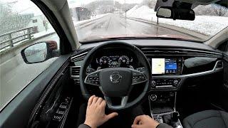 SsangYong Korando QUARTZ 163HP - POV Test Drive. Premium feel for acceptable price!