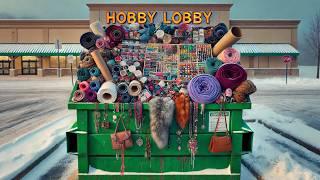 Dumpster Diving Hobby Lobby HUGE FIND!! MUST WATCH!