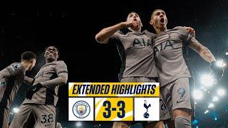 MAN CITY 3-3 TOTTENHAM HOTSPUR // PREMIER LEAGUE EXTENDED HIGHLIGHTS