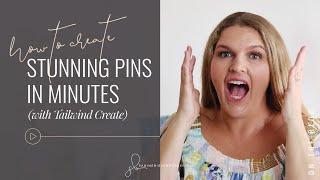 HOW TO CREATE PINS FOR PINTEREST FAST (using Tailwind Create)