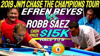 Efren Reyes vs Robb Saez at the 2019 JNM Chase the Champions Tour Cash Pot $15k Winner takes all