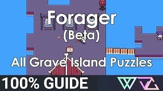 Forager (Beta) - 100% Guide: All Graveyard Island Puzzles Quests (Overworld)