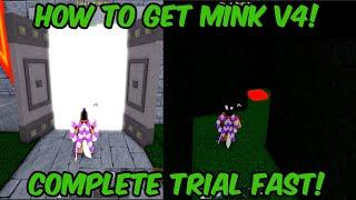 How To Complete Trial of Speed! (Get Mink V4 FAST!) | Blox Fruits Update 18 Race Awakening Guide