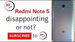 Redmi Note 5 - disappointing or not?