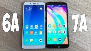 Xiaomi Redmi 6A vs Huawei Honor 7A - ЧТО ВЫБРАТЬ? СРАВНЕНИЕ