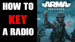 Arma Reforger How To "Key" Your Radio In Single Player Scenario - PC K&M Xbox & PS Gamepad