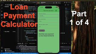 Flutter: Loan Payment Calculator App - Part 1 #flutter #vscode  #dart #appleapp