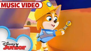 Time To Build  | Music Video | Pupstruction | NEW Show | @disneyjr​