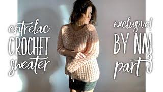 СВИТЕР ЭНТЕРЛАК КРЮЧКОМ: ЧАСТЬ 3 / ENTRELAC CROCHET BEAUTIFUL SWEATER