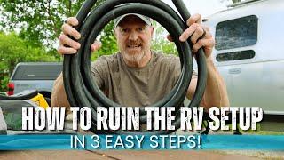 ️ The RV Setup Sequence (The Order Matters)