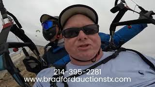 Bradford Auction Services paragliding video