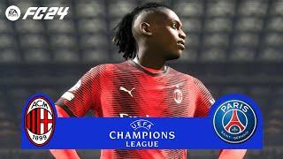 MILAN vs PARIS SG | UEFA Champions League #fc24 #ps5