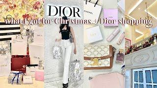 what I got for Christmas & Dior shopping  unboxing    vlog  philippines 