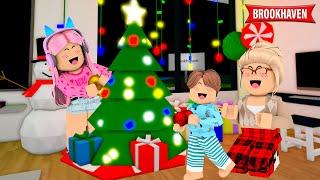 ROTINA DECORANDO A CASA PARA O NATAL EM FAMÍLIA! Family Roleplay Brookhaven - ROBLOX