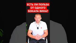 Есть ли польза от одного бокала вина? #алкоголь