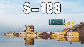 World of WarShips S-189 - 3 Kills 143K Damage