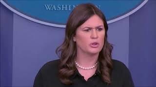 Sarah Huckabee Sanders: Russian hacking may have occurred, but Trump wasn't involved.