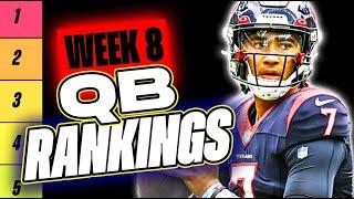  NEW Top 20 QB RANKINGS for Week 8 Fantasy Football  | Fantasy Football Rankings