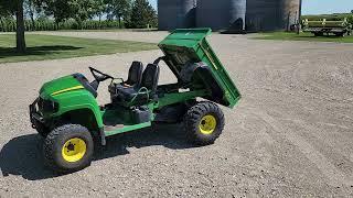 2004 John Deere Gator HPX, 620cc, Manual Dump Box, 24x12.00-10 Rears, 24x9.60-10 Fronts