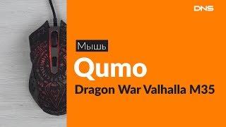 Распаковка мыши Qumo Dragon War Valhalla M35 / Unboxing Qumo Dragon War Valhalla M35