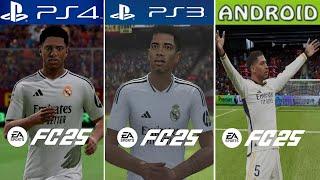 FC 25 PS4 Vs FC 25 PS3 Vs FIFA 25 Android