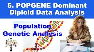 POPGENE Dominant Diploid Data Analysis using Population Genetic Data #SCIEXPO