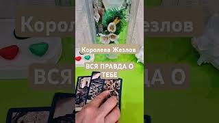 Королева Жезлов  ВСЯ ПРАВДА О ТЕБЕ  #таролюбовь #tarot #гадание #кинезиология #тароонлайн #shorts