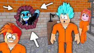 Escapamos de la Prision con nuestros amigos!!  en Roblox