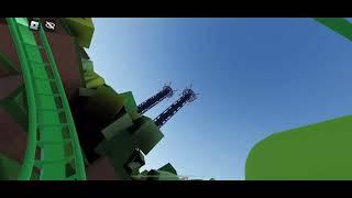 Roblox Universal Studios Gamma Meltdown Coaster and Fear Fall Queue and Exit