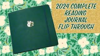 2024 Complete Bullet Reading Journal Flip Through (Bookmas Day 4)