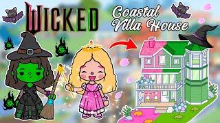 Coastal Villa House For Glinda & Elphaba Thropp From Wicked Toca Boca House Ideas | Toca Life World