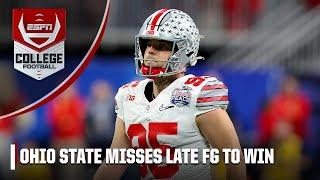 Ohio State’s Noah Ruggles misses 50-yard field goal to beat Georgia | College Football Playoff