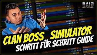 Raid: Shadow Legends | Clan Boss Simulator GUIDE | Schritt für Schritt Anleitung