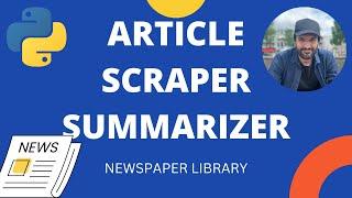 Article scraper | Keyword Extractor | Summarizer