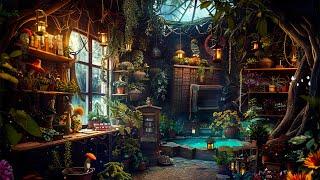 Peaceful Exotic Spa Plant Shop Magical Soft Flute Music to Help Relaxes, Sleep Aid, Beat Insomnia