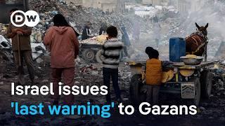 Israel ramps up attacks on Gaza amid severing of aid | DW News