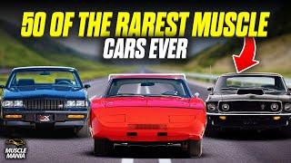 50 Rarest Muscle Cars Ever Made: Unbelievable Powerhouses That Will Blow Your Mind!