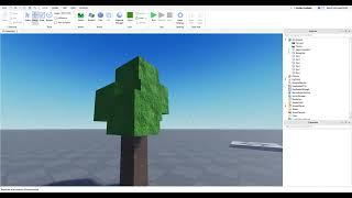 Roblox Studio Обучающие видео как сделать дерево