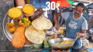 Kolkata Cheapest Lunch thali Only 30₹/- | Posto Aloo Fry & khichadi | Street Food