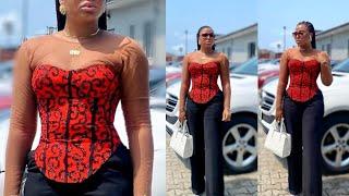 How to Cut and Sew a Simple Corset Top / Corset Top/Blouse Making