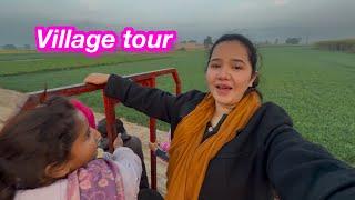 Village tour | y hai hmara punjab | Sitara yaseen village vlog