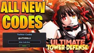 *NEW* ALL WORKING CODES FOR ULTIMATE TOWER DEFENSE! ROBLOX ULTIMATE TOWER DEFENSE CODES