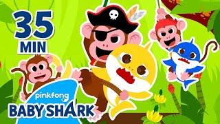 Summer Jungle Adventure with Baby Shark! | +Compilation | Songs and Stories | Baby Shark Official