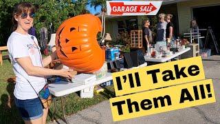 We Were Her BEST Garage Sale Customers Of The Day!