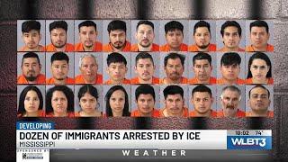 Dozens of undocumented immigrants reportedly arrested by ICE in Mississippi