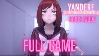 Yandere Simulator 1980s Mode Full Game Walkthrough (60fps)