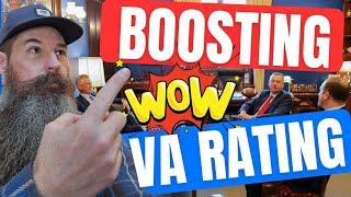 VA Rating Increase - Boosting your VA Disability Compensation Rating up to 70% 80% 90% 100%