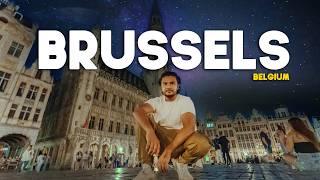 Night Life of Brussels | Trying Belgium Chocolates | Europe Vlog Series EP 8