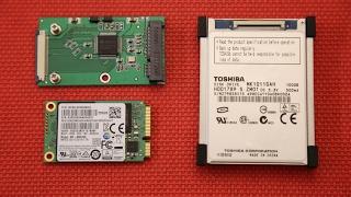 Sony Vaio VGN-TZ3RMN replacement 1.8 HDD on mSATA SSD Samsung